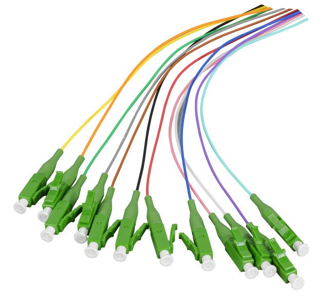 Efb Faserpigtail Lc Apc Os2 G657a2 Farbiges Set 2m - 12 Stck