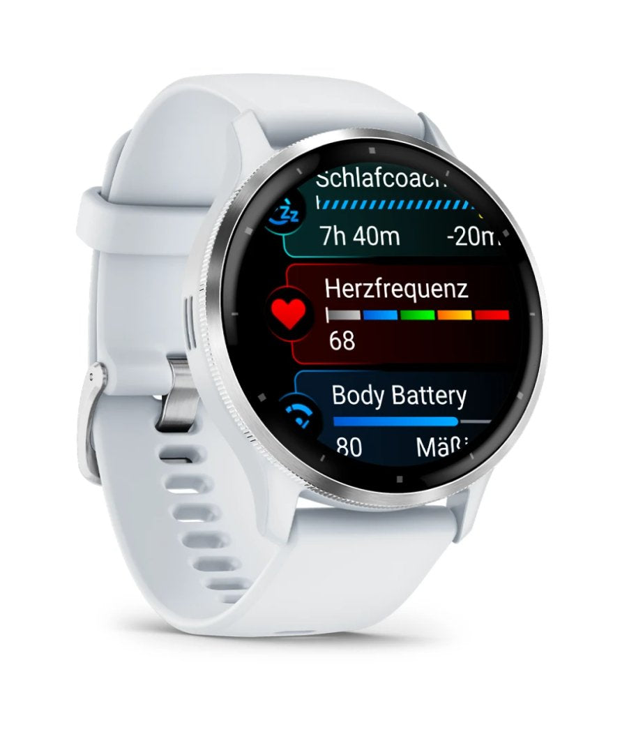 EAN 0753759314736 - Garmin Venu 3 3,56 cm (1.4") AMOLED 45 mm Digital 454 x 454 Pixeles Pantalla táctil Plata, Blanco Wifi GP imagen 3