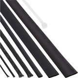 Juego De Fundas Para Cables + Tubos Retráctiles Inline Negro