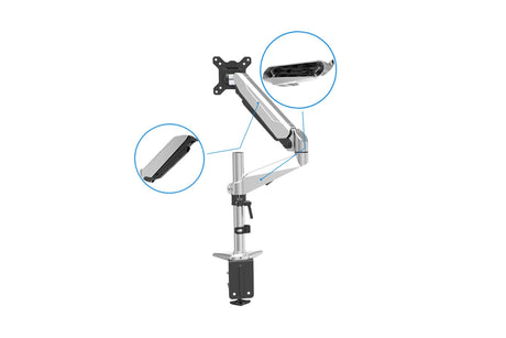 EAN 4016032383147 - Digitus DA-90351 soporte para monitor 68,6 cm (27") Escritorio Negro, Plata imagen 6