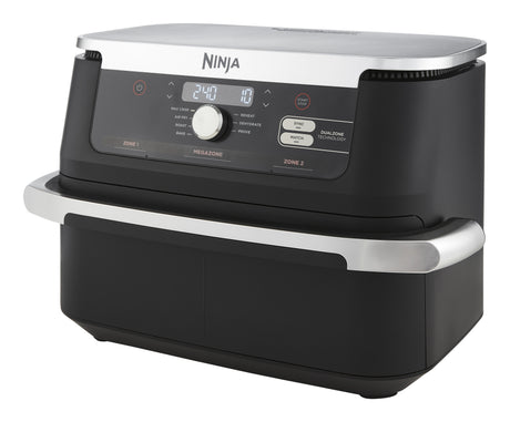 EAN 0622356270373 - Ninja AF500EU freidora Doble 10,4 L Independiente 2470 W Freidora de aire caliente Negro, Acero inoxidabl imagen 3