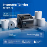 EAN 8435364319178 - iggual TP7001-3I 203 x 203 DPI Alámbrico Transferencia térmica Impresora de recibos imagen 5