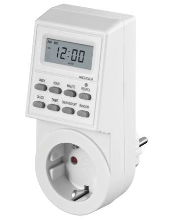EAN 5711045457609 - Microconnect GRUTIMER1 contador eléctrico Blanco Programador eléctrico diario/semanal imagen 1