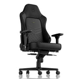 Noblechairs Hero Echtleder Gaming Silla - Negro Negro