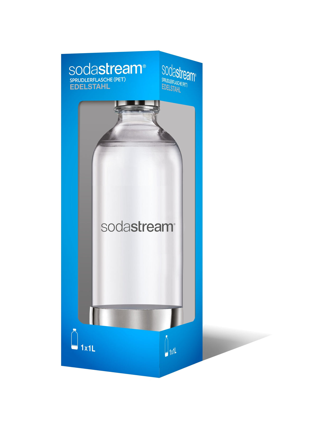 Sodastream Edelstahl Pet-Flasche 1l