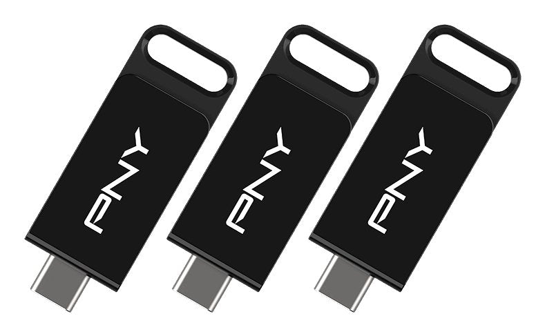 Usb-Mick 128gb Pny Elite Usb 3.2 Type-C Retail 3-Pack