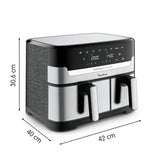 Freidora De Aire Moulinex Ez905d20 Dual 5.2l + 3.1l