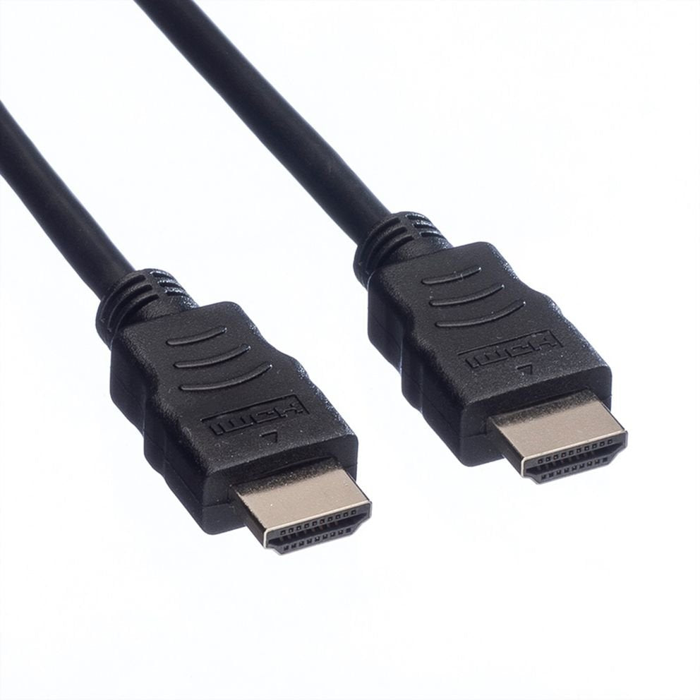 Value Hdmi High Speed Cable Mit Ethernet Schwarz 5m