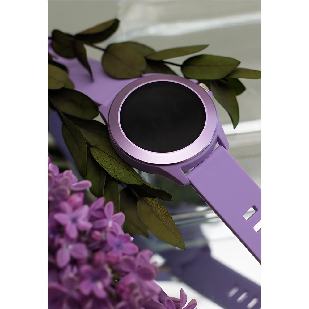 Smartwatch Forever Colorum Cw-300 Notificaciones Frecuencia Cardíaca Purpura