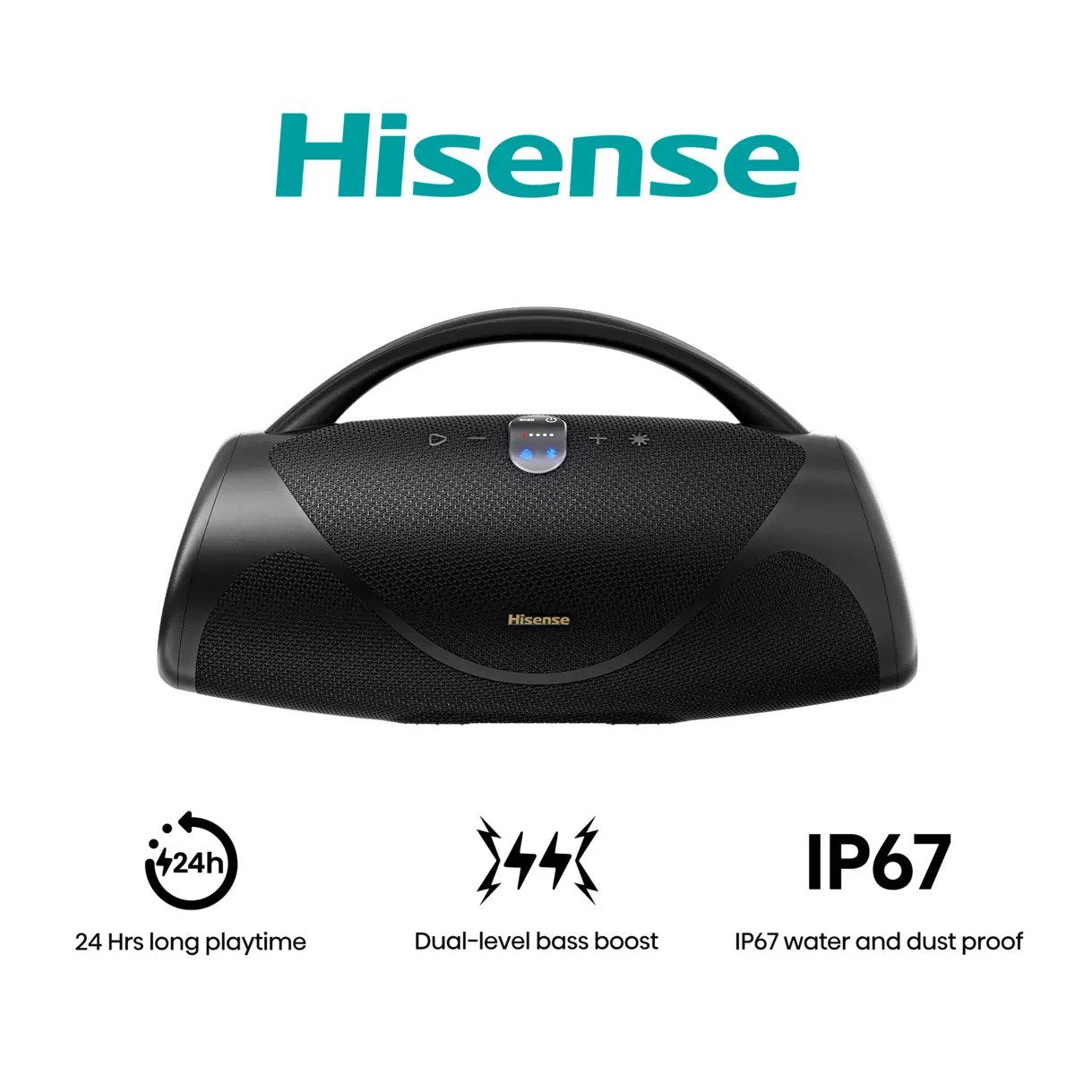 Altavoz Hisense Portátil Voyage Boom 360w 24h