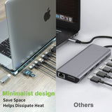 EAN 8059018365368 - Techly IUSB31C-DOCK12DPHD base para portátil y replicador de puertos Alámbrico USB 3.2 Gen 1 (3.1 Gen 1)  imagen 13