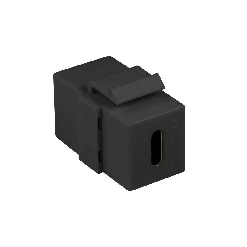 Usb 3.1 Gen2 Type-C Keystone Coupler, C F To Usb-C F, Pd, Negro
