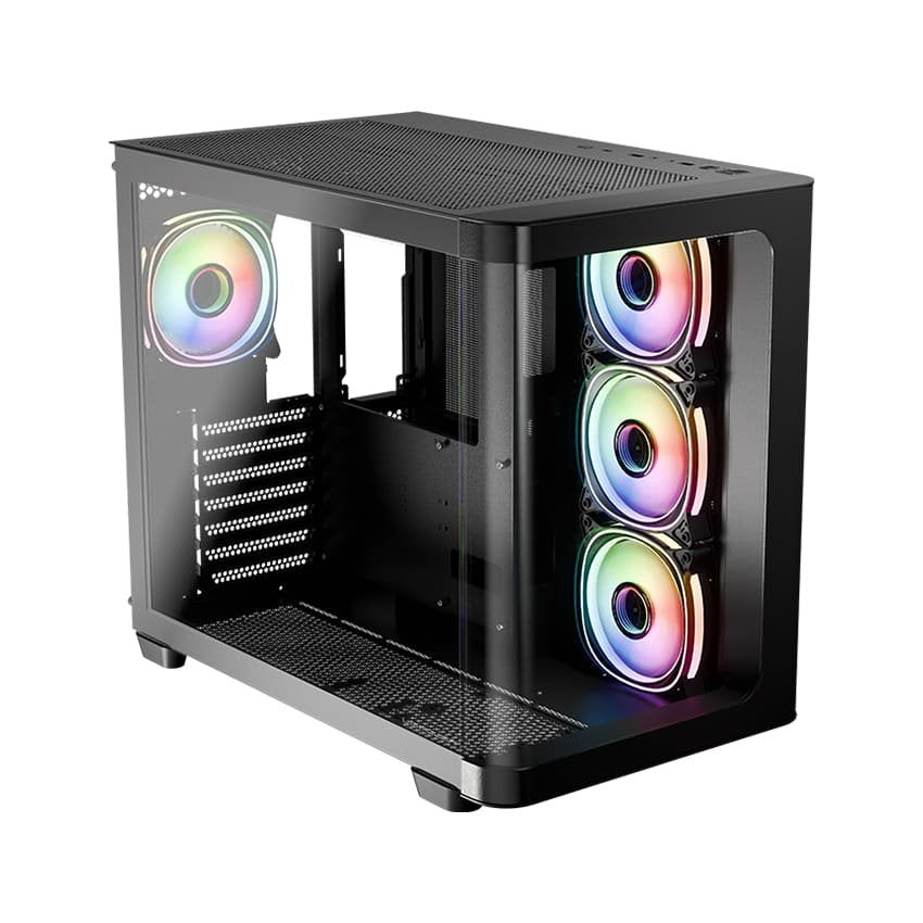 EAN 4262443280524 - LC-Power LC-8001B-ON carcasa de ordenador Midi Tower Negro imagen 9