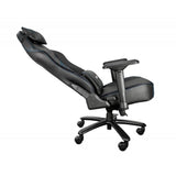 Talius Silla Mamut Gaming Negra/Azul 4d, Frog, Base Metal, Ruedas Nylon, Hasta 150kg