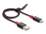 Delock Easy-Usb 2.0 Cable Typ-A Stecker Zu Usb Type-C Stecker 2 M Schwarz