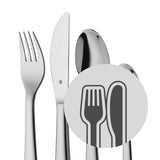 Wmf 12.9405.9964 Cubierto Para Niños Conjunto De Cubiertos Infantiles Blanco Porcelana, Acero Inoxidable