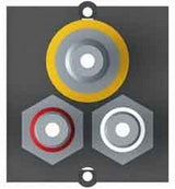 EAN 4016514031054 - Bachmann 917.026 toma de corriente 3 x RCA Negro imagen 2