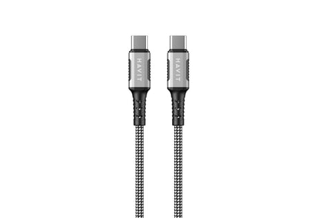 EAN 6939119077549 - Havit 6939119077549 cable USB 1 m USB C Negro, Plata, Blanco imagen 1