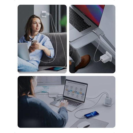 EAN 6941876213375 - Ugreen 15337 cargador de dispositivo móvil Universal Blanco Corriente alterna Carga rápida Interior imagen 7