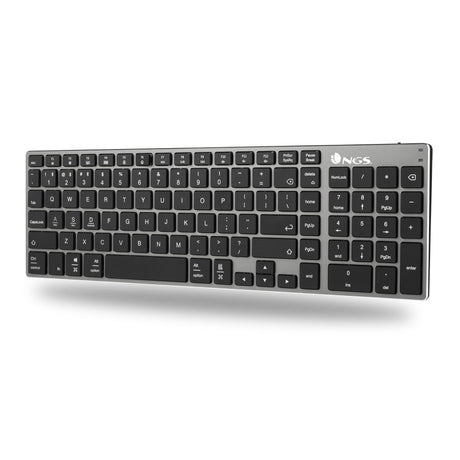 EAN 8435430619409 - NGS FORTUNE-BT, QWERTY, ES teclado Universal Bluetooth Negro, Plata imagen 5
