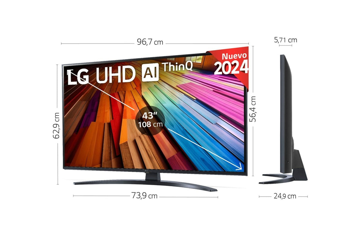 Lg 65ut81006la 65" 4k Ultra Hd Smart Tv Wifi Negro - Televisor