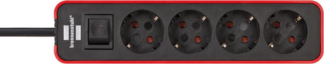 EAN 4007123643189 - Brennenstuhl 1153240070 base múltiple 1,5 m 4 salidas AC Interior Negro, Rojo imagen 7