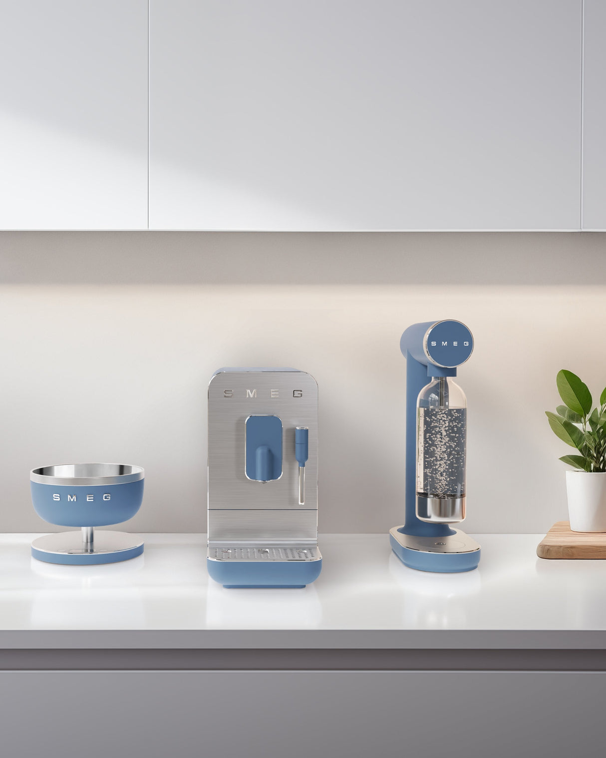 Smeg Espressomaschine Bcc12sbmeu, Dampfdüse, Mahlwerk, Thermoblock, 1.4l Tank