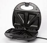 Sandwichera Adler Ad 3015, 750 W Negro, Plata