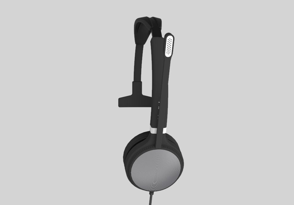 Uh36 Mono Headset Wired  Head-Band Office/Call Center