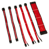 Kolink Core Adept Braided Cable Extension Kit - Rojo