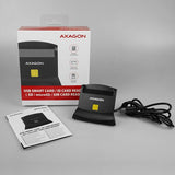 Lector De Tarjetas Interno Axagon Cre-Sm2, Usb / De 4 Ranuras (Eoc?Anka) + Sd / Microsd / Sim