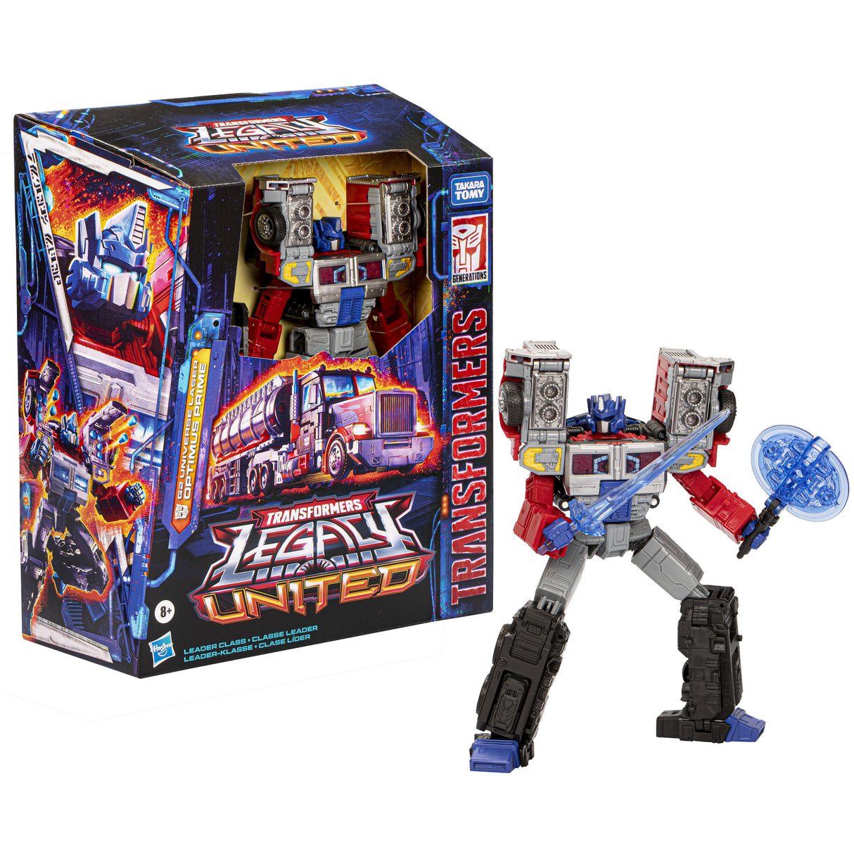 Figura Hasbro Transformers Legaly United Leader Class Optimus Prime