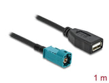 Delock Cable Hsd Z Macho A Usb 2.0 Typ-A Hembra 1 M