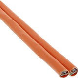 Cable De Red Duplex Inline S/Ftp Pimf Cat.7a Awg23 1200mhz Libre De Halógenos Naranja 300m