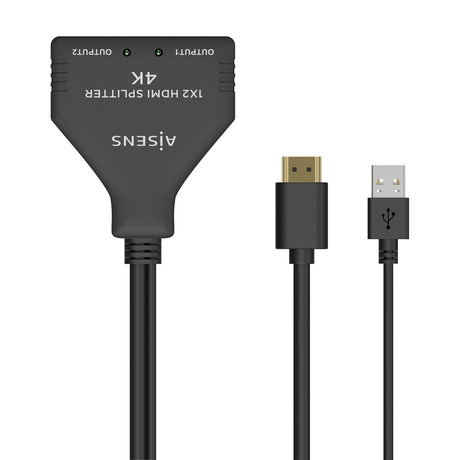 EAN 8436574707663 - AISENS A123-0654 divisor de video 2x HDMI imagen 1