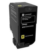 EAN 0734646601443 - Lexmark 74C20Y0 cartucho de tóner 1 pieza(s) Original Amarillo imagen 1