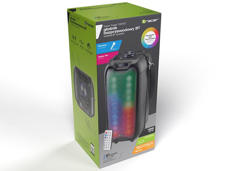 Tracer Tower Led Tws Bluetooth Speaker