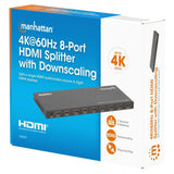Manhattan 4k60hz 8-Port Hdmi-Splitter Con Downscaling