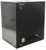 Intellinet Network Cabinet, Wall Mount (Standard), 12u, Usable Depth 260mm/Width 510mm, Negro, Flatpack, Max 60kg, Metal & Glass Door, Back Panel, Removeable Sides,Suitable Also For Use On Desk Or Floor, 19",Parts For Wall Install (Eg