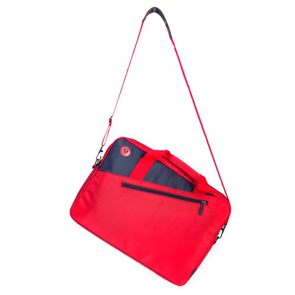 Maletín Monray Ginger Para Portátiles Hasta 15.6' Cinta Para Trolley Rojo
