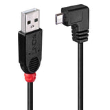 Lindy Usb 2.0 Cable Typ A/Micro-B 90° Gewinkelt M/M 0.5m