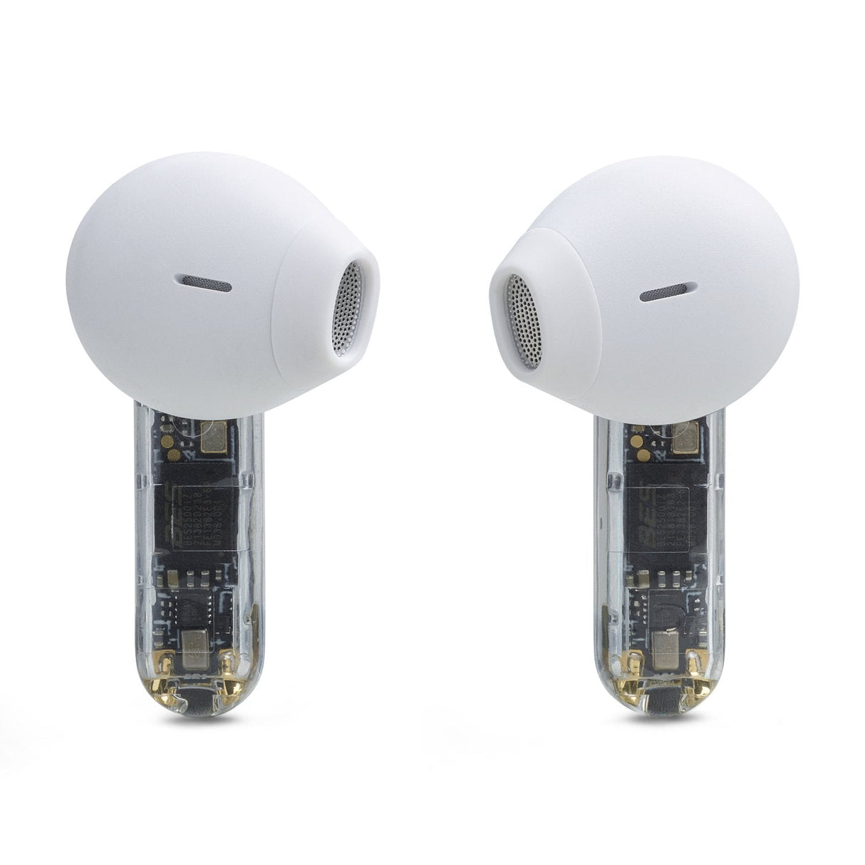 Auriculares  Jbl Tune Flex Ghost Edition Blanco  Bluetooth