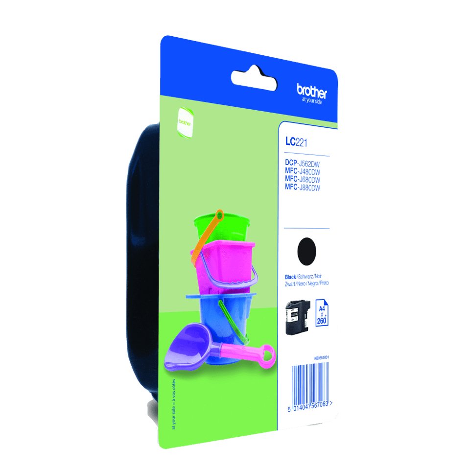 EAN 4977766747318 - Brother LC221BK cartucho de tinta 1 pieza(s) Original Negro imagen 4