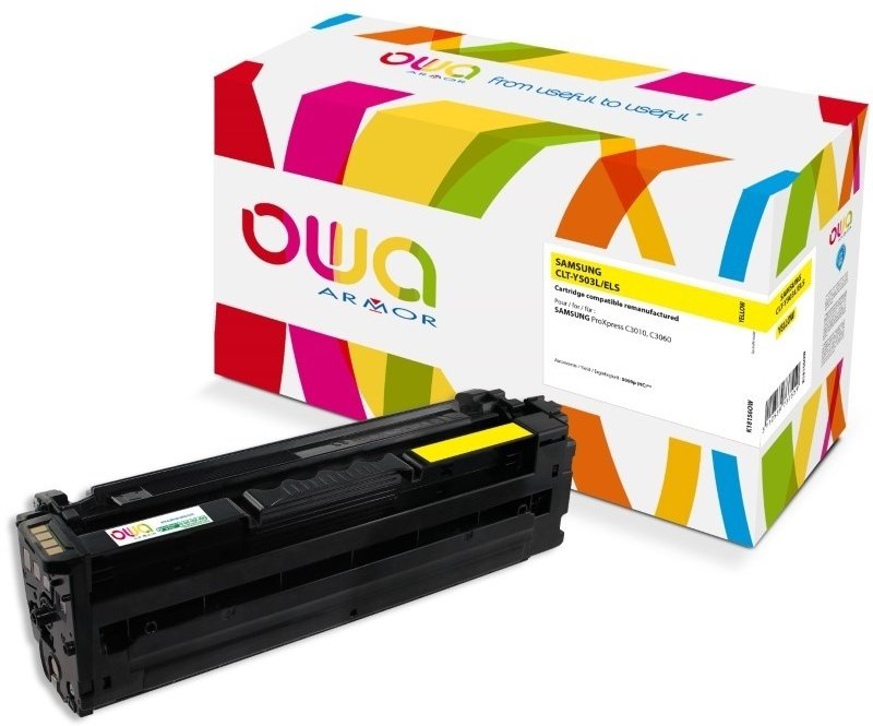 Owa Toner Compatible Con Samsung Clt-Y503l/Els Amarillo (5.000 S.)