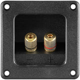 Terminal De Altavoz - 75.9 X 75.9 Mm 2 Conectores , Cuadrado