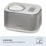 EAN 8003705125865 - Ariete 0644/00 Compresor de helados 1 L 100 W Acero inoxidable imagen 5