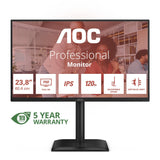Monitor Aoc 24e4u 23.8"1920 X 1080 Pixeles Full Hd Led Negro