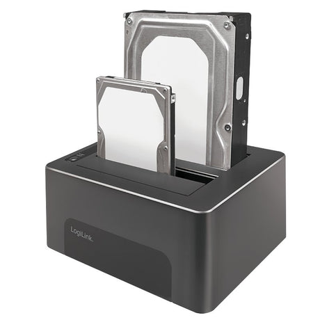 EAN 4052792050158 - LogiLink QP0029 base de conexión para disco duro USB 3.2 Gen 1 (3.1 Gen 1) Type-B Negro imagen 5