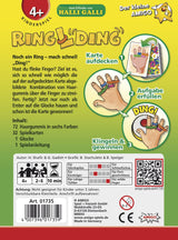 Amigo Ringlding Juego De Mesa Habilidad Motriz Fina (Destreza) Version Alemana