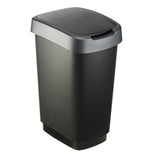 Rotho Kosz Na Smieci Obrotowy Twist Srebrny 25l
